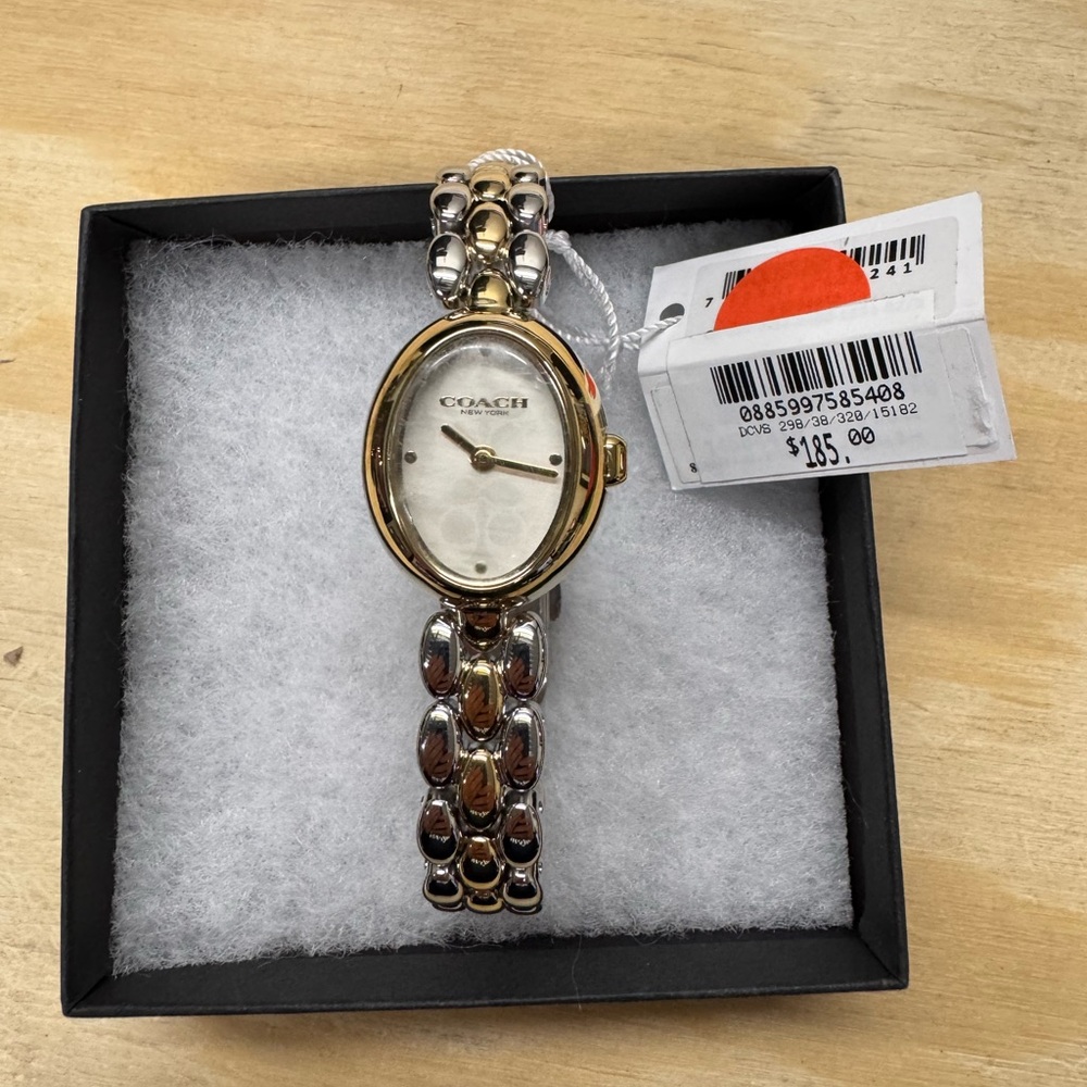 Coach Two-Tone Gold and Silver Watch